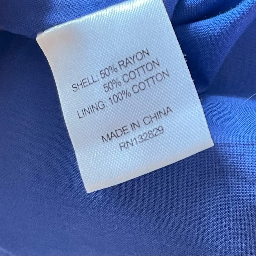 Lovers and Friends ‘Ulyanna’ Blue Midi Dress - Picture 9 of 9